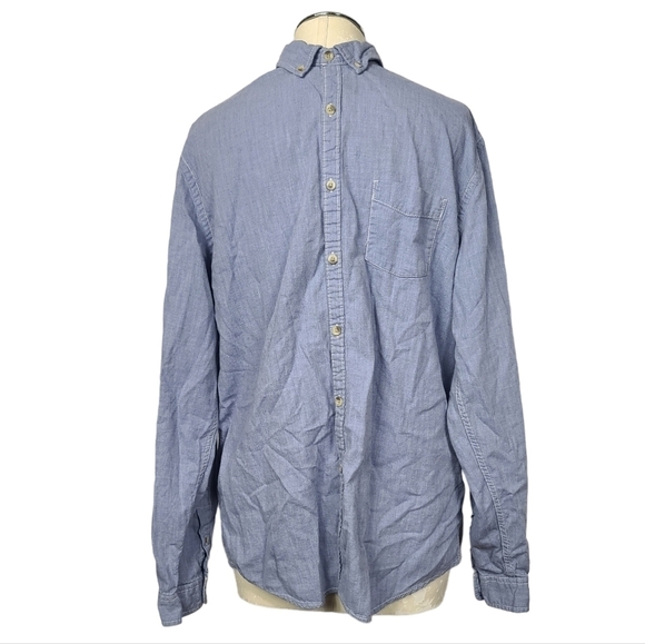 Tre Vero Three Truths Blue Long Sleeve Button Down Shirt Men's L - Picture 1 of 7